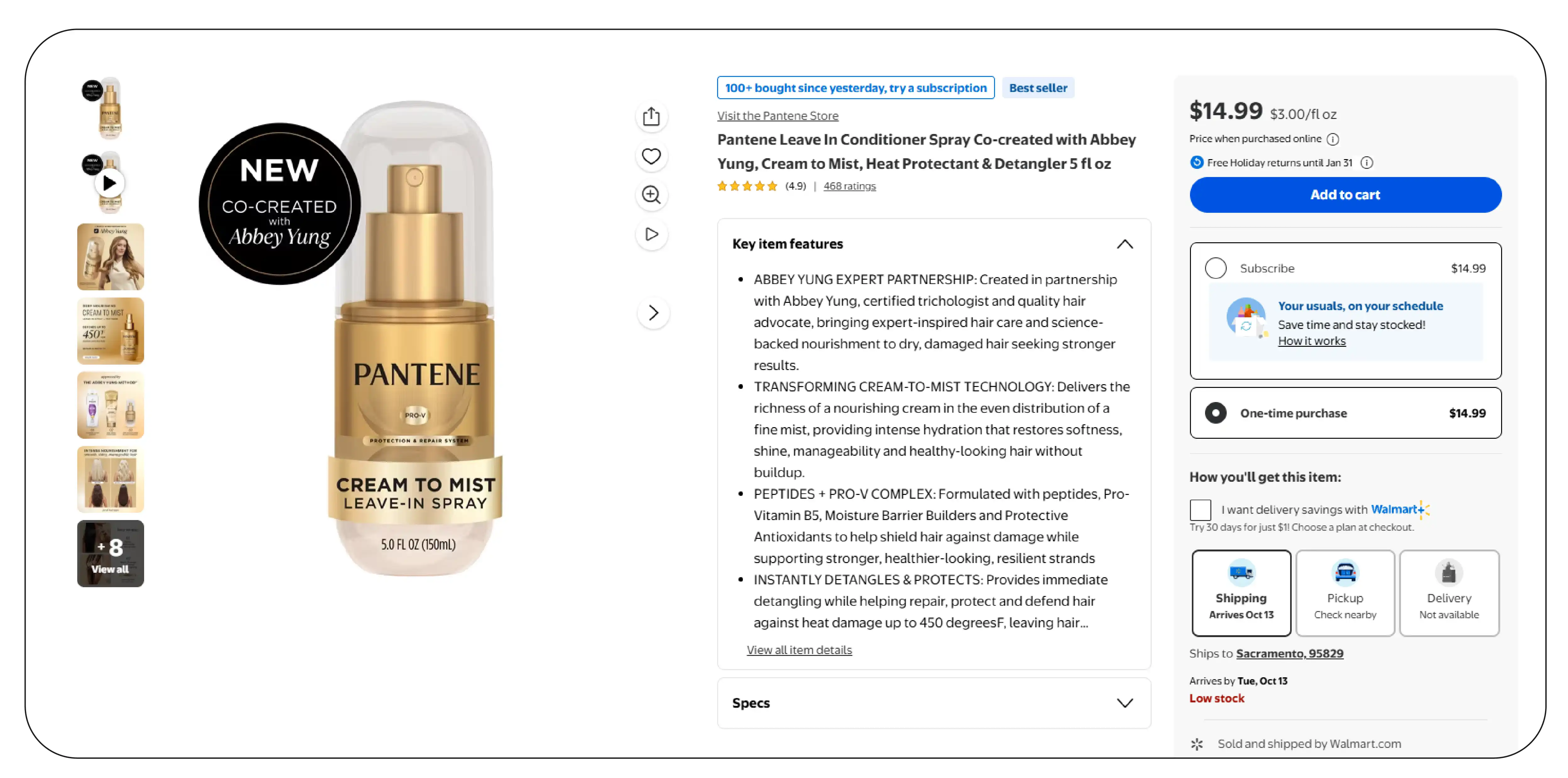 What new means on walmart.ca